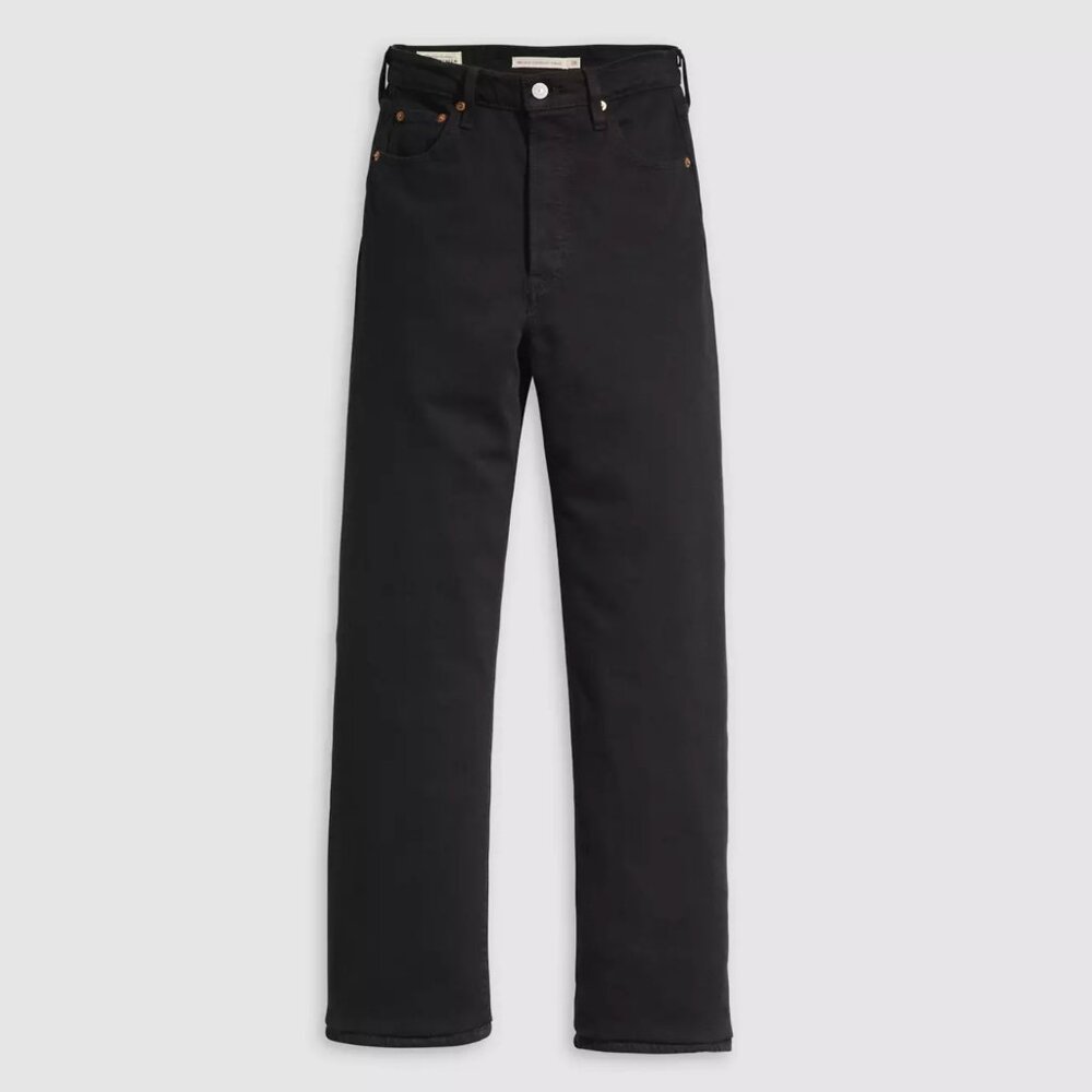Levi's Straight Ankle Ribcage Jeans | 24 x 28 | Medium Blue - Picture 3 of 12